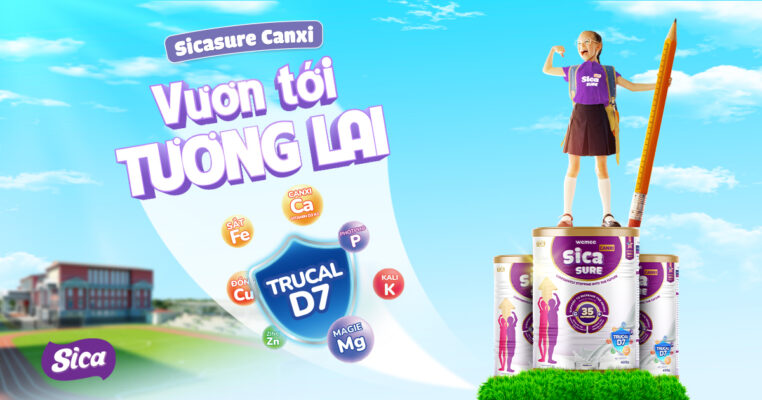 Trucal D7 có gì hot? Thành phần chính trong sữa Sica Sure Canxi